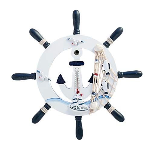 Holz Steuerrad mit Fisch Netz Wanddeko Nautical Schiff Mediterranen Stil Sail Strand Haus Party Hochzeit Dekoartikel 32cm Holz Steuerrad mit Fisch Netz Wanddeko Nautical Schiff Mediterranen Stil Sail Strand Haus Party Hochzeit Dekoartikel 32cm von Garneck