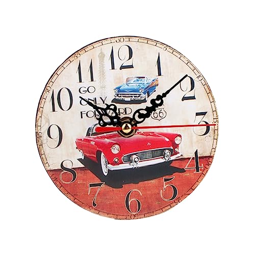 Garneck Holzuhr Retro-Wanduhr Dekorative Wanduhren Rustikale Wanduhr Vintage-Uhr Altmodisch Dekorieren Moderne Holzwanduhren Holzwanduhr Garneck Holzuhr Retro-Wanduhr Dekorative Wanduhren Rustikale Wanduhr Vintage-Uhr Altmodisch Dekorieren Moderne Holzwanduhren Holzwanduhr von Garneck