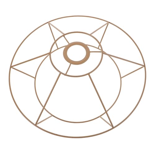 Garneck Iron Lamp Shade Frame für DIY Tisch Deckenleuchten Stabiles Vielseitiges Metallgestell Kompatibel mit Verschiedenen Lampentypen Modernes Rustikales Design für Wohn Arbeitsräume von Garneck