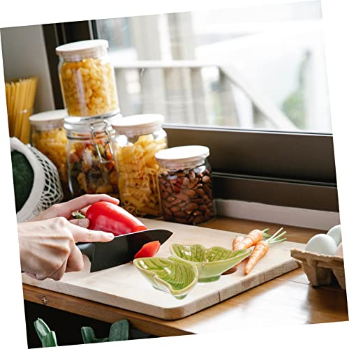 Garneck Keramik Ätherische Öl Ablageschale Kleine Doppelkammer Essig und Sojasaucen Schale Vielseitiger Halter für Kosmetik Schmuck und Öl Glatte Oberfläche Langlebig und Leicht zu von Garneck