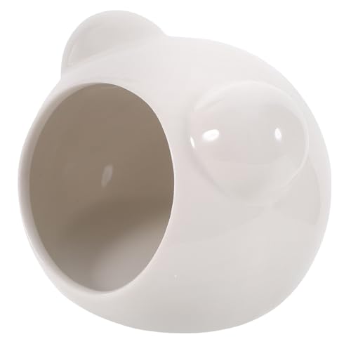 Garneck Keramik-hamsterhaus Für Hamster Kleine Haustierhütte Cartoonförmiges Hamster-versteck Nest Zum Schlafen Und Spielen von Garneck