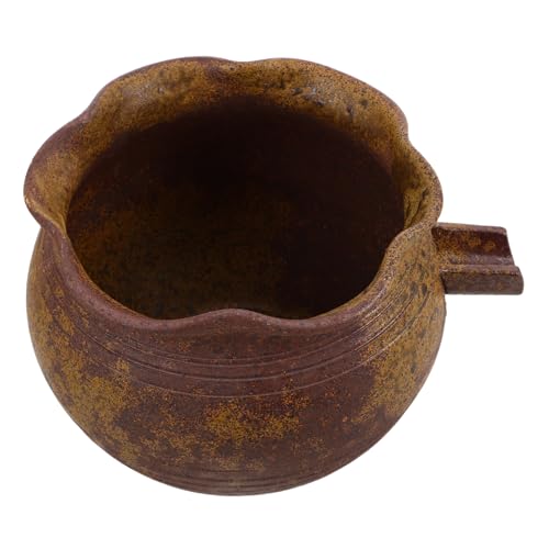 Garneck Keramik-wasserbrunnen Mit Wasserfall Teichspucker Für Garten Und Terrasse Zirkulierendes Aquarium-dekor Aus Keramik Für Drinnen Und Draußen von Garneck