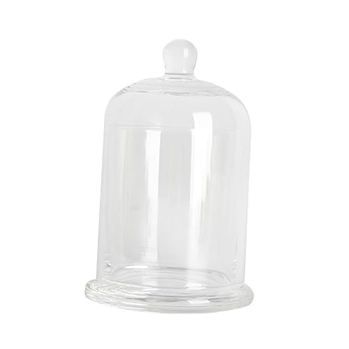 Garneck Glas Kuppel Für Kerzen Elegante Glasglocke Mit Hitzebeständigkeit Dekorative Abdeckung Für Zuhause Und Veranstaltungen Windgeschützter Kerzenhalter von Garneck
