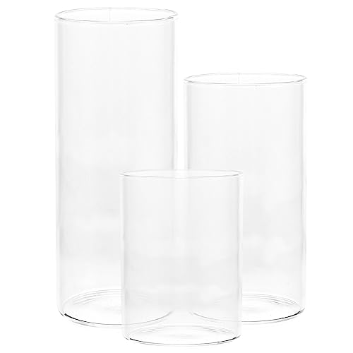 Garneck Teelichthalter 6 STK Kerzenbecher Aus Glas Tischdekorationen Kerzenschirme Für Kerzen Im Glas Kamin Aus Glas Kerze Glasschirm Glas-Halter Kerzenständer Vase Ornamente Schreibtisch von Garneck