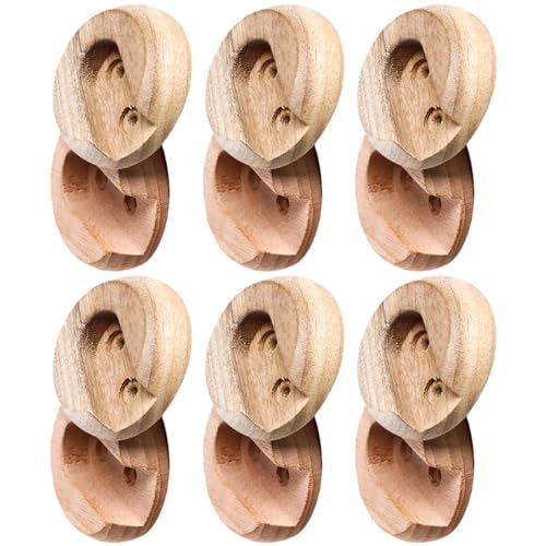 Garneck Kleiderstangenhalter Aus Holz Für 6 Paare Robuste Halterungen Flache Und Glatte Oberfläche Installieren Für Garderobe Und Schrank von Garneck