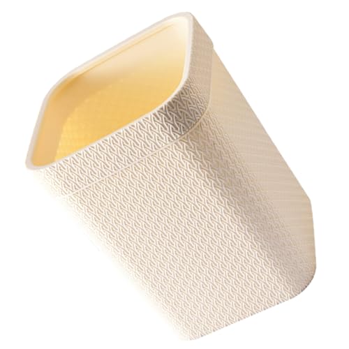 Garneck Kleiner Abfalleimer mit Rattan Optik Abnehmbarer Einsatz Robust und Langlebig für Badezimmer Schlafzimmer Küche Schreibtisch Haushalt und Büro von Garneck