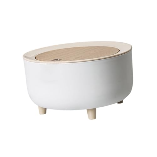 Garneck Kleiner Desktop Abfalleimer mit Deckel Kompakter Sundries Container für Büro Bad Schlafzimmer Praktischer Mini Mülleimer Platzsparend Vielseitig für Schreibtisch und Arbeitsfläche Garneck Kleiner Desktop Abfalleimer mit Deckel Kompakter Sundries Container für Büro Bad Schlafzimmer Praktischer Mini Mülleimer Platzsparend Vielseitig für Schreibtisch und Arbeitsfläche von Garneck