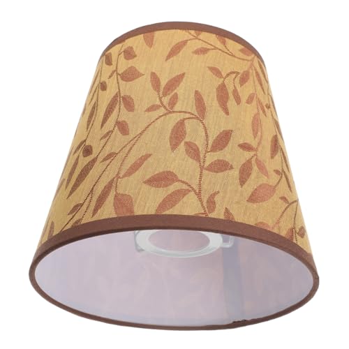 Garneck Kleiner Lampenschirm aus Hochwertigem Stoff Vintage Muster für Tisch Wandleuchten Langlebig Dekorativ Einfach zu Montieren für Schlafzimmer Büro und Hotelzimmer von Garneck