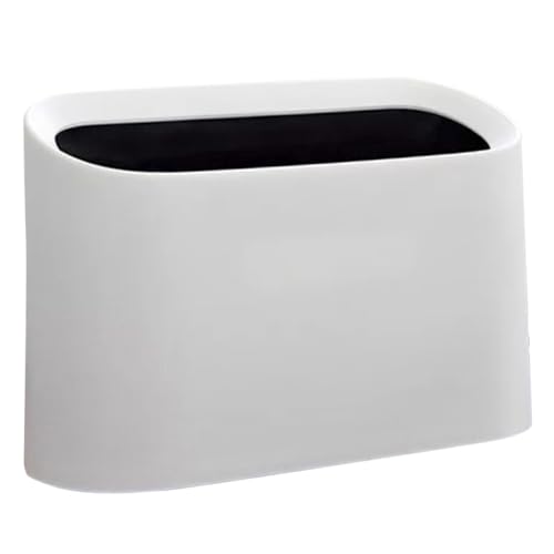 Garneck Kleiner Tischmülleimer Weiß Multifunktionaler Desktop Papierkorb Kompakter Abfallbehälter Für Büro Schlafzimmer Auto Platzsparend Robust Garneck Kleiner Tischmülleimer Weiß Multifunktionaler Desktop Papierkorb Kompakter Abfallbehälter Für Büro Schlafzimmer Auto Platzsparend Robust von Garneck