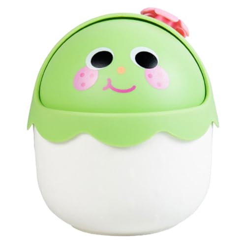 Garneck Kleiner Tischmülleimer mit Süßem Erdbeer flipdeckel Kompakter Desktop Abfalleimer aus Robustem PP Dekorativer Mini Behälter für Tischabfälle im Büro und Zuhause Garneck Kleiner Tischmülleimer mit Süßem Erdbeer flipdeckel Kompakter Desktop Abfalleimer aus Robustem PP Dekorativer Mini Behälter für Tischabfälle im Büro und Zuhause von Garneck