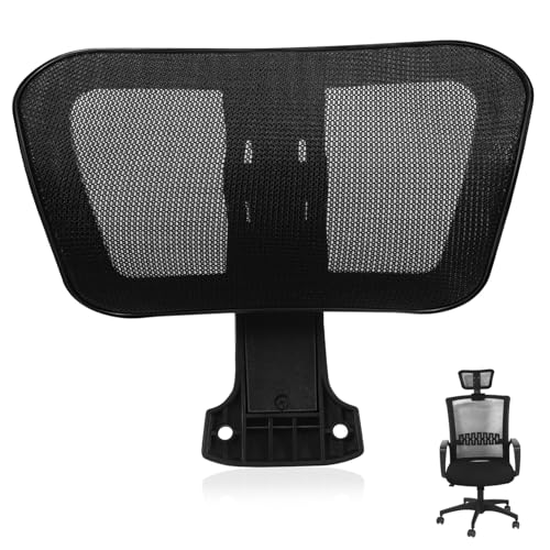 Garneck Kopfstütze eines Computerstuhls Kopfstütze für Bürostühle ergonomischer Stuhl Kissen Bürostuhl biegsame kopfstütze für Stuhl Nackenstütze für Bürostühle einstellbar Bürobedarf Netz von Garneck