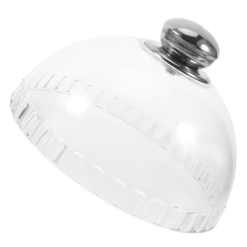 Garneck Kuchenhaube Rund Leicht und Robust Transparenter Party Dessert Deckel Staubgeschützter Food Dome für Kuchen Muffins Cupcakes Wiederverwendbar für Outdoor und Buffet von Garneck