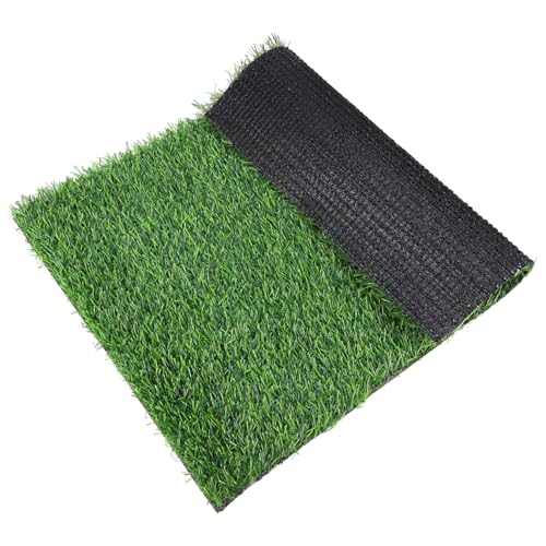 Garneck Kunstrasen-außenteppich Fußmatten Willkommensmatten Im Freien Outdoor-Teppich Gras Türmatte Aus Kunstrasen Patch Drinnen Künstlich Grüner Teppich Kunstrasen Für Hunde Schwarz Gummi von Garneck