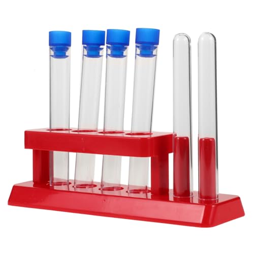 Garneck Laborröhrchen mit Ständer Großer Fassungsvermögen Praktisch zum Trocknen für Chemie Wissenschaftsexperimente Organisierter Reagenzglashalter für Labor und Unterricht Garneck Laborröhrchen mit Ständer Großer Fassungsvermögen Praktisch zum Trocknen für Chemie Wissenschaftsexperimente Organisierter Reagenzglashalter für Labor und Unterricht von Garneck