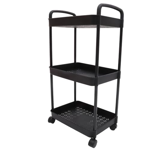 Garneck Lagiger Rollwagen mit Robustem Metallgestell Vielseitiger Organizer für Küche Bad und Büro Platzsparendes Aufbewahrungsregal Stabilen für Haushalt und Bürobedarf Garneck Lagiger Rollwagen mit Robustem Metallgestell Vielseitiger Organizer für Küche Bad und Büro Platzsparendes Aufbewahrungsregal Stabilen für Haushalt und Bürobedarf von Garneck