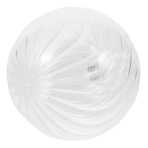 Garneck Glas-hängelampenschirme Ersatz Für Deckenleuchten Zylindrischer Lampenschirm Modernes Kürbis-design Einzigartig Und Elegant Für Die Dekoration Von Wohnzimmer Und Esszimmer von Garneck