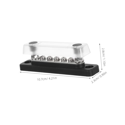 Garneck Elektrische Sammelschiene-klemmenblock Für Boote Stromverteilereinheit Dc-batterie-sammelschienen-klemmenblock Kompakt Wärmeableitend Bolzenanschluss Vielseitig Kompatibel Garneck Elektrische Sammelschiene-klemmenblock Für Boote Stromverteilereinheit Dc-batterie-sammelschienen-klemmenblock Kompakt Wärmeableitend Bolzenanschluss Vielseitig Kompatibel von Garneck