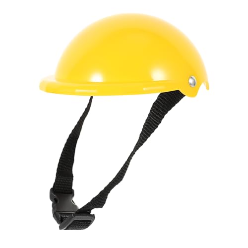 Garneck Lustiger Haustierhelm aus Kunststoff Verstellbar Schützend Modisch für Kleine bis Mittelgroße Hunde und Katzen Outdoor schutzhelm Sicher und Komfortabel Gelb Garneck Lustiger Haustierhelm aus Kunststoff Verstellbar Schützend Modisch für Kleine bis Mittelgroße Hunde und Katzen Outdoor schutzhelm Sicher und Komfortabel Gelb von Garneck
