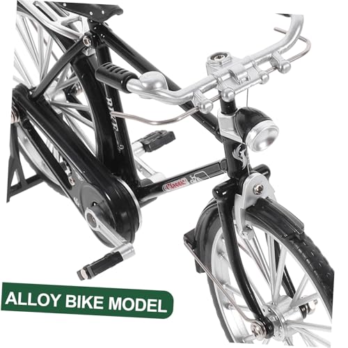 Garneck Maßstab Vintage Fahrradmodell aus Legierung Retro Dekofigur für Schreibtisch Robustes Leichtes Sammlerobjekt mit Realistischem Design für Home Office und Garneck Maßstab Vintage Fahrradmodell aus Legierung Retro Dekofigur für Schreibtisch Robustes Leichtes Sammlerobjekt mit Realistischem Design für Home Office und von Garneck