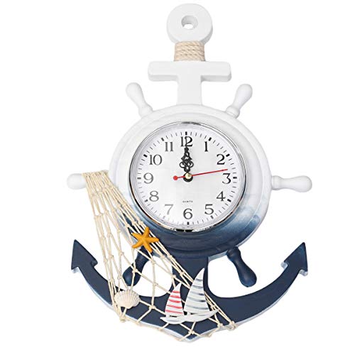 Garneck Mediterraner Stil Anker Uhr Strand Meer Segelboot Dekoration Garneck Mediterraner Stil Anker Uhr Strand Meer Segelboot Dekoration von Garneck