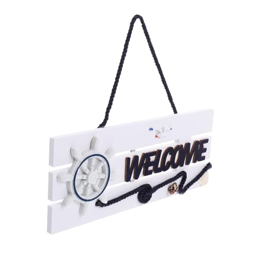 Garneck Mediterranes Holz Türschild Willkommen Hängend Nautische Deko Mediterraner Stil Innen Außen Haustürschild Vintage Blau Weiß Landhausstil Garneck Mediterranes Holz Türschild Willkommen Hängend Nautische Deko Mediterraner Stil Innen Außen Haustürschild Vintage Blau Weiß Landhausstil von Garneck