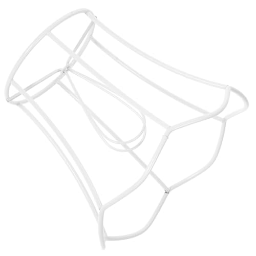 Garneck Metall Lampenschirmrahmen DIY Tischlampe Lampenhalterung Robust Langlebig Einfache Montage für Individuelle Lampenschirmgestaltung Geeignet für Papier von Garneck