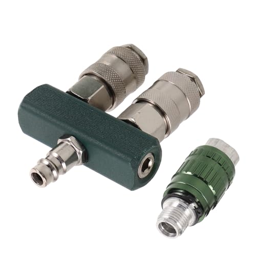 Garneck Metall Luftschlauchverteiler Schnellkupplung Kompressor Verteiler mit Kupplungen Kompatibel für Druckluft Pneumatische Systeme Robust und Platzsparend Garneck Metall Luftschlauchverteiler Schnellkupplung Kompressor Verteiler mit Kupplungen Kompatibel für Druckluft Pneumatische Systeme Robust und Platzsparend von Garneck
