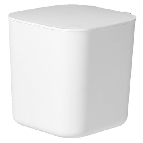 Garneck Mini Tischmülleimer mit Deckel Kompakter Kunststoff abfallbehälter für Küche und Schreibtisch Klappbarer Desktop Papierkorb Praktischer Kleiner Mülleimer für Büro und Haushalt Garneck Mini Tischmülleimer mit Deckel Kompakter Kunststoff abfallbehälter für Küche und Schreibtisch Klappbarer Desktop Papierkorb Praktischer Kleiner Mülleimer für Büro und Haushalt von Garneck
