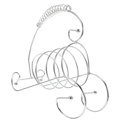 Garneck Moderner Weinflaschenhalter aus Metall Freistehend Einzelner Weinflaschenständer mit Glatten Kanten Praktisches Weinregal für Wohnzimmer Bar Küche und Partys Stilvolles Design von Garneck
