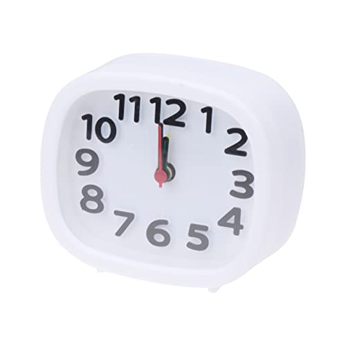 Garneck Wiederaufladbarer Kinderwecker – Batteriebetriebene Quadratische Wanduhr Mit Hellen Stunden- Und Minutenzeigern – Perfekt Fürs Jungenzimmer von Garneck