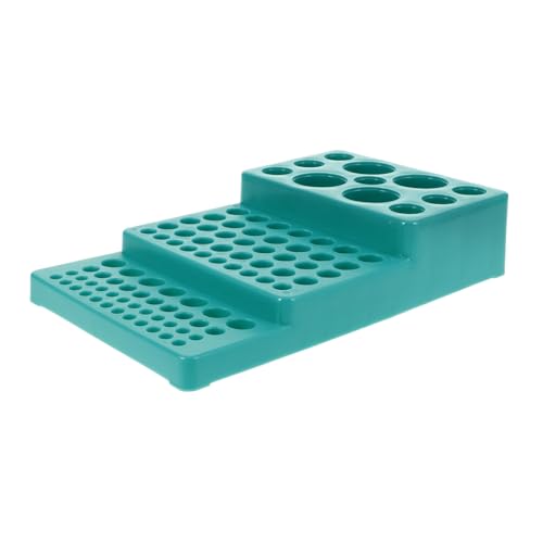 Garneck Multifunktionaler Kunststoff Testrohrhalter für Zentrifugenröhrchen Robustes Leichtes Probenröhrchen Rack für Labor und Forschung Praktischer Organizer für Reagenzgläser Grün von Garneck