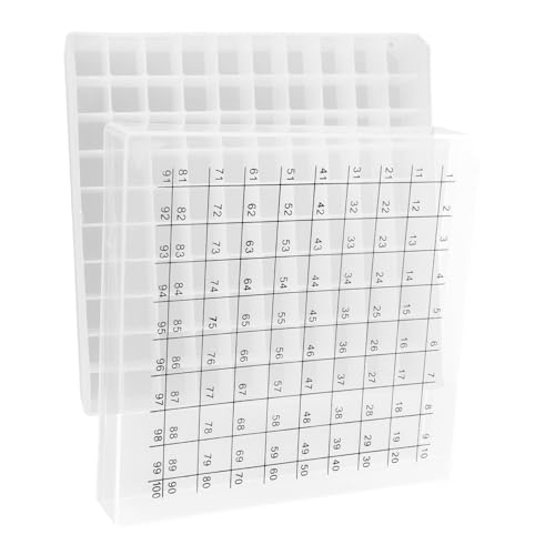 Garneck Multifunktionaler Reagenzglashalter Fächer Kunststoff mit Individueller Nummerierung für Röhrchen Platzsparende Labor aufbewahrungsbox für Gefrierschrank und Probenverwaltung Garneck Multifunktionaler Reagenzglashalter Fächer Kunststoff mit Individueller Nummerierung für Röhrchen Platzsparende Labor aufbewahrungsbox für Gefrierschrank und Probenverwaltung von Garneck