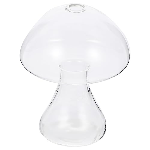 Garneck Mushroom Glass Pilzform Geformtes Glas Pilz Glas Tasse Cocktailglas Glas Pflanzer Vase Pflanzer Glas Flower Vase von Garneck