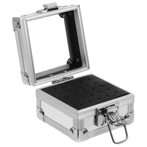 Garneck Nagelbohrer Bits Aufbewahrungsbox aus Staubdichtem Aluminiumlegierung Transparenter Organizer für Nagelfräser Schleifköpfe Professionelle Maniküre Pediküre Aufbewahrung Garneck Nagelbohrer Bits Aufbewahrungsbox aus Staubdichtem Aluminiumlegierung Transparenter Organizer für Nagelfräser Schleifköpfe Professionelle Maniküre Pediküre Aufbewahrung von Garneck