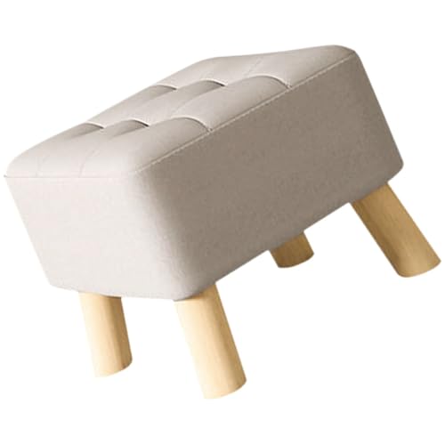 Garneck Fußhocker Für Junge Mädchen Niedriger Stoff-hocker Tragbarer Tritthocker Rutschfester Sitzhocker Haushalts-hocker Für Junge Mädchen Bad Und Küchentritthocker von Garneck