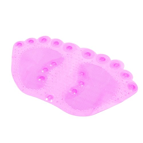 Garneck PVC Fußmatte mit Massagefunktion rutschfeste Badezimmer Bodenmatte Rutsch Duschmatte für Erwachsene Sicherer Badvorleger mit Fußmassage Geeignet für Bad Schlafzimmer von Garneck