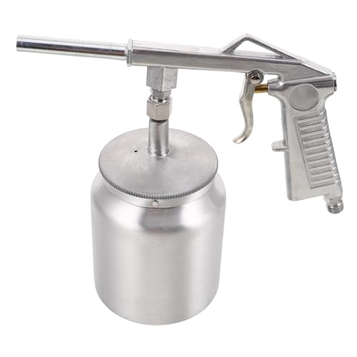 Garneck Pneumatische Spritzpistole Autolackierpistole pneumatischer Sprüher Spritzgerät für Karosserielackierung Kfz -Unterschichtspray professioneller Farbsprüher Rostfreier Stahl von Garneck