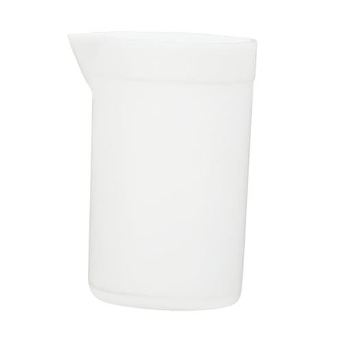 Garneck Ptfe Becher Laborbecher Hitzebeständig Säurebeständig mit Flachem Boden und Ausguss Wiederverwendbar für Chemielabor und Bildung von Garneck