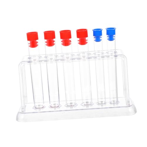 Garneck Reagenzglasständer Langlebiger Testrohrhalter aus Kunststoff Praktisches Labor Zubehör für Schulchemie Platzsparender Reagenzglashalter für Einfache Beobachtung Zufällige Farbe Garneck Reagenzglasständer Langlebiger Testrohrhalter aus Kunststoff Praktisches Labor Zubehör für Schulchemie Platzsparender Reagenzglashalter für Einfache Beobachtung Zufällige Farbe von Garneck
