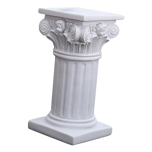 Garneck Römische Säule Kerzenhalter aus Resin Vintage Stil Vielseitige Tischdekoration für Hochzeit und Zuhause Nordischer Roman Säulenständer mit Feiner Verarbeitung und Retro Design von Garneck