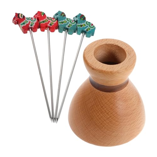 Garneck Rote Holz Obstgabeln mit Holzbehälter Handgefertigte Chinesische Cartoon Tier Früchtegabeln aus und Messing Vielseitige Cocktailspieße für Familienessen Partys und Snacks Garneck Rote Holz Obstgabeln mit Holzbehälter Handgefertigte Chinesische Cartoon Tier Früchtegabeln aus und Messing Vielseitige Cocktailspieße für Familienessen Partys und Snacks von Garneck