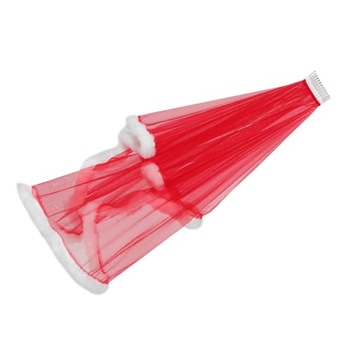 Garneck Rotes Brautschleier-doppel-veil mit Flauschigem Saum Festliches Haaraccessoire für Hochzeiten Weihnachtsfeiern und Festliche Fotoshootings Leicht und Komfortabel für Ganztägiges Garneck Rotes Brautschleier-doppel-veil mit Flauschigem Saum Festliches Haaraccessoire für Hochzeiten Weihnachtsfeiern und Festliche Fotoshootings Leicht und Komfortabel für Ganztägiges von Garneck