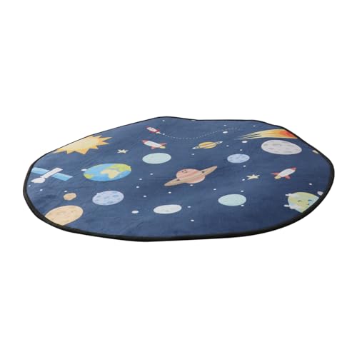 Garneck Runder Cartoon Teppich mit Waschbar Flauschig Dekorativer Kurzflor Teppich für Schlafzimmer Wohnzimmer Kinderzimmer rutschfest Polyesterfaser Garneck Runder Cartoon Teppich mit Waschbar Flauschig Dekorativer Kurzflor Teppich für Schlafzimmer Wohnzimmer Kinderzimmer rutschfest Polyesterfaser von Garneck