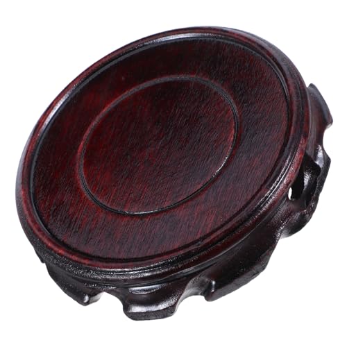 Garneck Runder Holzsockel für Teekannen und Vasen Eleganter Holzdisplay ständer für Bonsai und Dekoration Stabile Holzbasis mit Künstlerischem Design Innendurchmesser Langlebige Garneck Runder Holzsockel für Teekannen und Vasen Eleganter Holzdisplay ständer für Bonsai und Dekoration Stabile Holzbasis mit Künstlerischem Design Innendurchmesser Langlebige von Garneck