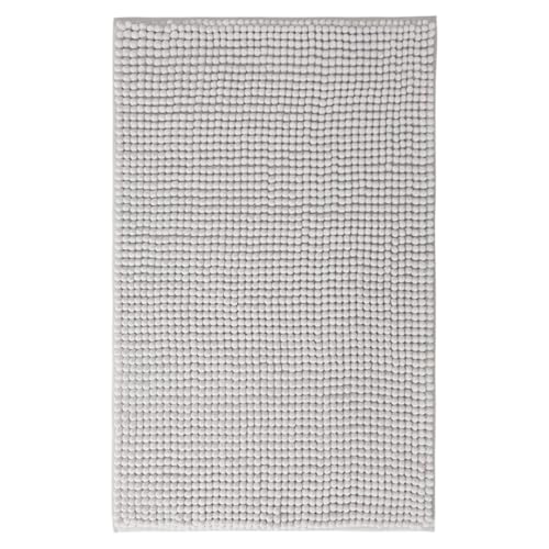 Garneck Rutschfester Badvorleger aus Hochwertigem Polyester Extra Saugfähige Badezimmermatte Weicher Duschvorleger für Wc und Bad Waschbarer Teppich in Nebelgrau Gemütlicher Garneck Rutschfester Badvorleger aus Hochwertigem Polyester Extra Saugfähige Badezimmermatte Weicher Duschvorleger für Wc und Bad Waschbarer Teppich in Nebelgrau Gemütlicher von Garneck
