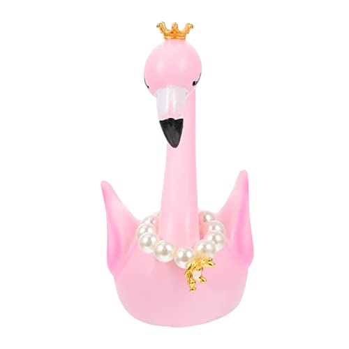 Garneck Schwanenauto-Dekoration Heimdekoration Dekorationen Für Zuhause Mini-Harzfiguren Kinderauto Flamingo-Kuchendekorationen Flamingo-Geburtstagspartybevorzugung Gartenstatue von Garneck