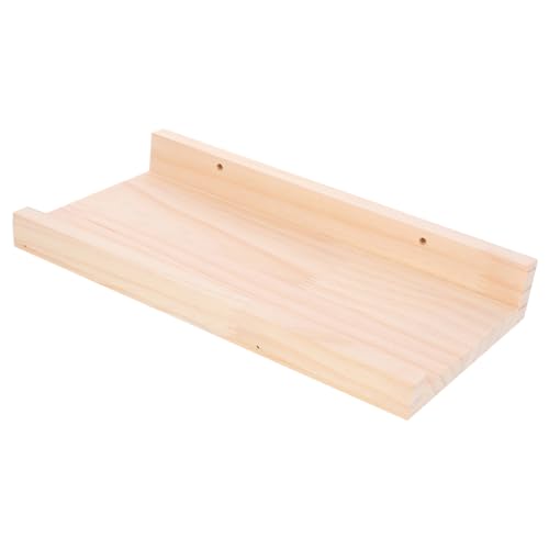 Garneck Schwebendes Wandregal aus Holz Rustikales Kompaktes Wandboard mit Glatter Oberfläche Platzsparend für Schlafzimmer Wohnzimmer Büro Einfach zu Reinigen und Dekorativ Garneck Schwebendes Wandregal aus Holz Rustikales Kompaktes Wandboard mit Glatter Oberfläche Platzsparend für Schlafzimmer Wohnzimmer Büro Einfach zu Reinigen und Dekorativ von Garneck
