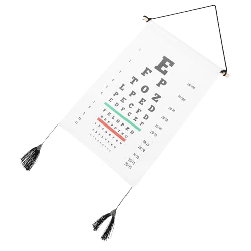 Garneck Sehtest Wandtafel mit Holzrahmen Visual Testing Chart Langlebig und Einfach zu Bedienen für Familie Kindergarten Schule und Praxis zur Augenuntersuchung Garneck Sehtest Wandtafel mit Holzrahmen Visual Testing Chart Langlebig und Einfach zu Bedienen für Familie Kindergarten Schule und Praxis zur Augenuntersuchung von Garneck