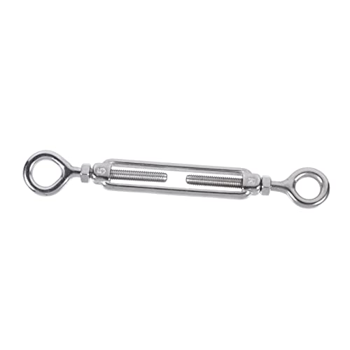 Garneck Seil Spanner für Drahtseil Robustes Spannschloss mit Offenem Gehäuse Korrosionsbeständig für Sichere Verbindungen mit Haken oder Kabel von Garneck
