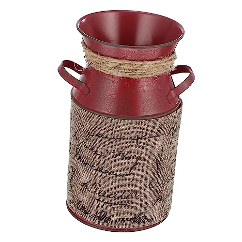 Garneck Shabby Chic Deko Regenschirmständer – Vintage Vase Im Retro-Stil Aus Metall - Ideal Für Wohnzimmer Flur Und Eingangsbereich Dekorativer Übertopf Für Ihre Blumenarrangements von Garneck